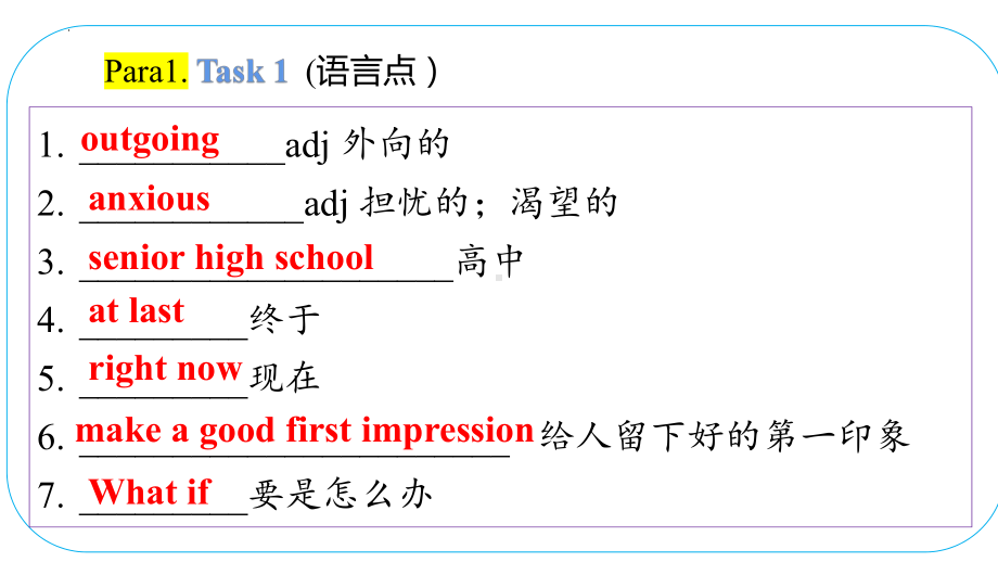 Welcome Unit Reading and thinking 课文知识点详解 课件PPT-新高中英语人教版（2019）必修第一册.pptx_第3页