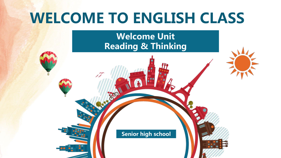 Welcome Unit-Reading and Thinking 课件PPT-新高中英语人教版（2019）必修第一册.pptx_第1页