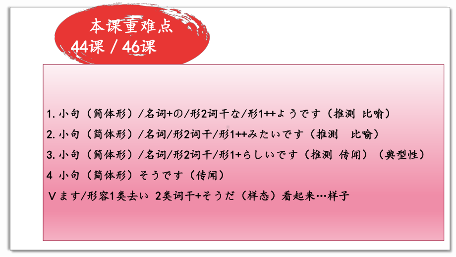 第44課 - 第46課ppt课件 -高中新版标准日本语初级下册　　.pptx_第2页