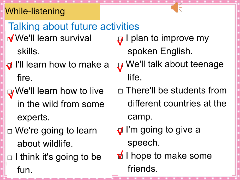 Unit 1 Teenage Life Listening and Talking 课件PPT-新高中英语人教版（2019）必修第一册.pptx_第3页