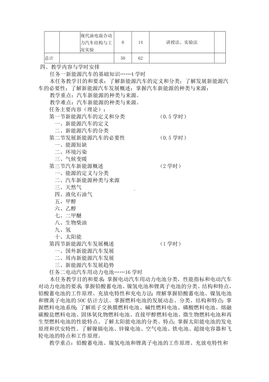 《新能源汽车技术》教学大纲.docx_第2页