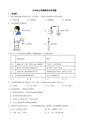 广东省江门市新会区九年级上学期期末化学试题附参考答案.pdf