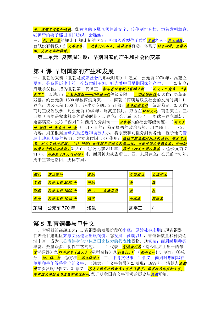 部编版七年级上册历史知识点总结.docx_第2页