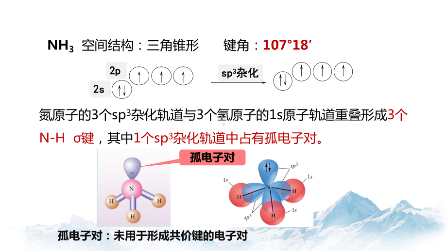 4.1分子的空间结构(第2课时) 课件高中化学新苏教版选择性必修2（2022~2023学年）.pptx_第3页