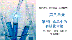 8.2.4 食品中的有机化合物（第4课时 糖类 蛋白质和氨基酸） 课件 高中化学新苏教版必修第二册（2022-2023学年）.pptx