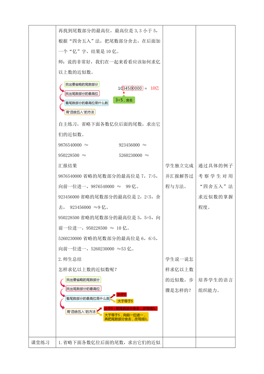 《求亿以上数的近似数》人教版 数学四年级上册教案.doc_第2页