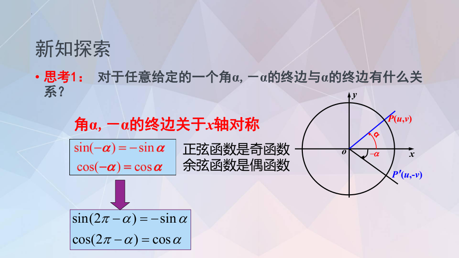 1.4.3诱导公式与对称ppt课件-2024新北师大版（2019）《高中数学》必修第二册.pptx_第3页