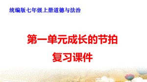 统编版七年级上册道德与法治第一单元 成长的节拍 复习课件73张.pptx