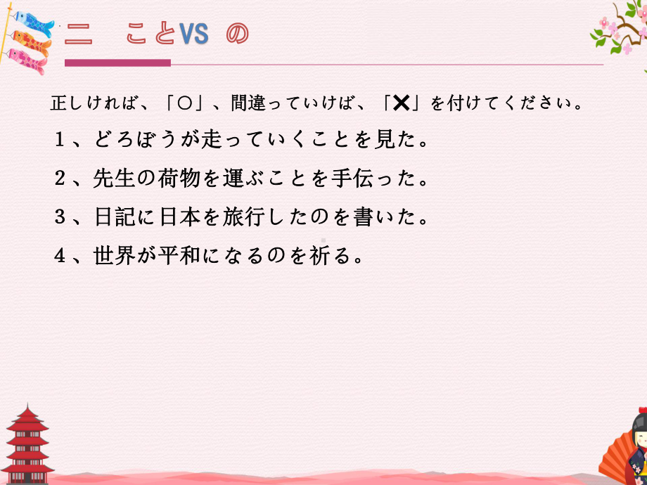 形式名词 こと　の ppt课件-2023新人教版《高中日语》必修第三册.pptx_第3页