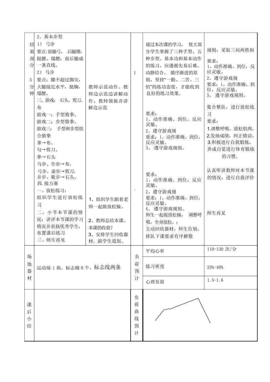 小学五年级武术《五步拳》考核教案.docx_第3页