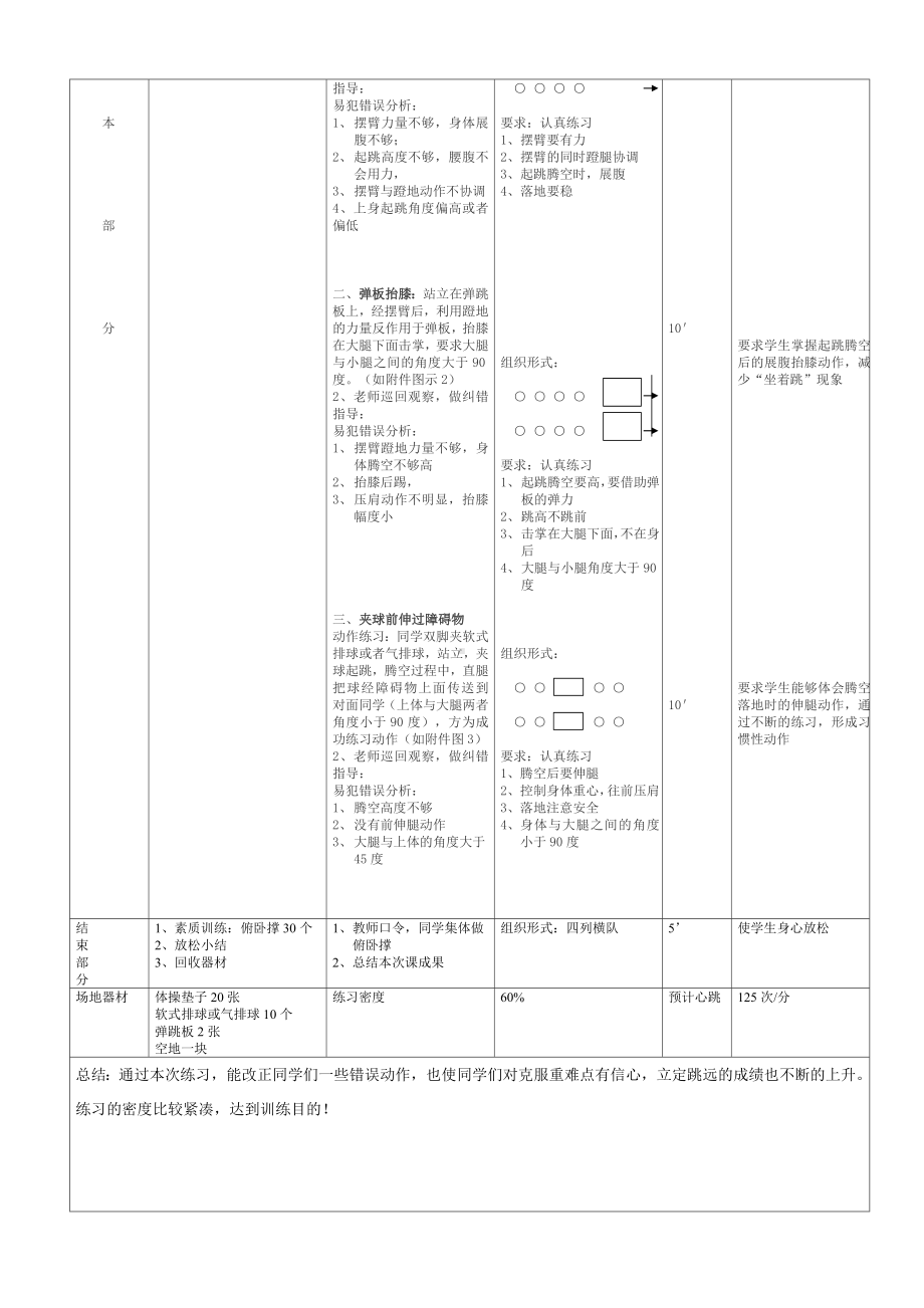 第2章田径立定跳远-教案-2024人教版七年级全一册《体育》.doc_第2页