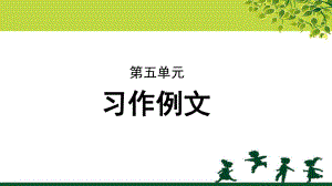 《习作例文》公开课教学PPT课件（统编教材部编版五年级语文下册）.pptx