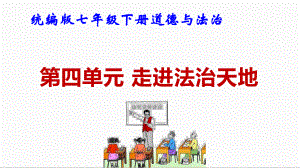 统编版七年级下册道德与法治第四单元 走进法治天地 复习课件37张.pptx