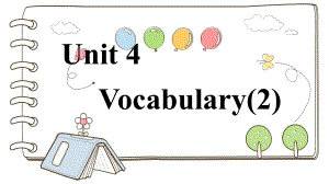 Unit 4 Body Language Words and expressions（ppt课件）-2024新人教版（2019）《高中英语》选择性必修第一册.pptx