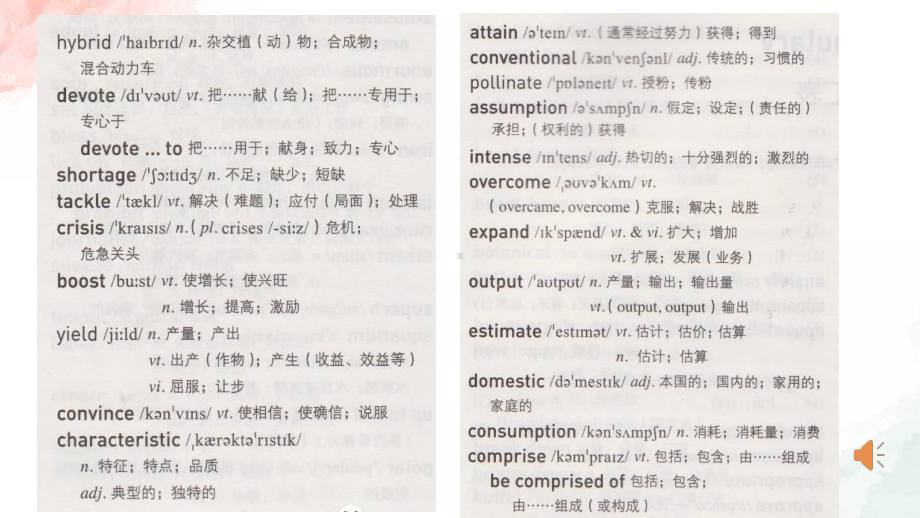 Unit 5 Working the land 一轮复习（ppt课件）-2024新人教版（2019）《高中英语》选择性必修第一册.pptx_第2页