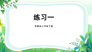 苏教版六年级下册数学第一单元第3课时《练习一》课件（公开课）.pptx