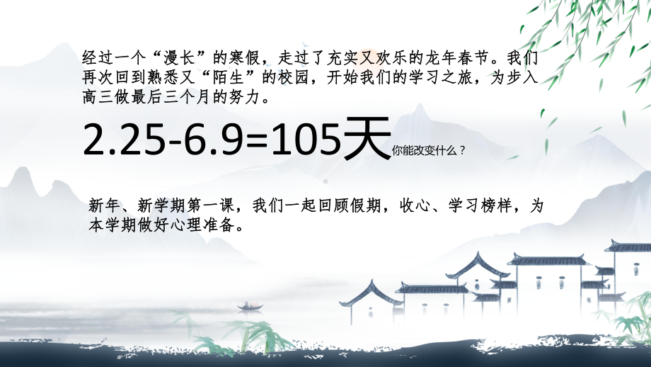 辞旧岁热辣滚烫迎新年飞驰人生 ppt课件-2024春高三下学期开学第一课主题班会.pptx_第2页