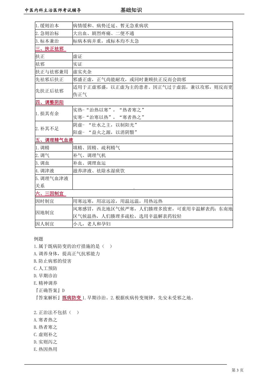 中医内科主治医师资格笔试基础知识考点解析 (8)：防治原则.doc_第3页