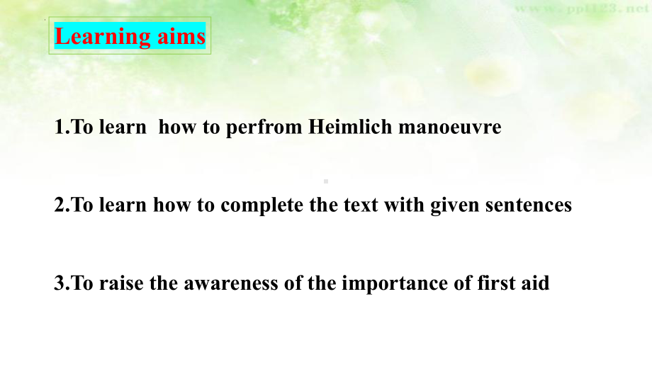 Unit 5 First Aid Using language （ppt课件）-2024新人教版（2019）《高中英语》选择性必修第二册.pptx_第2页