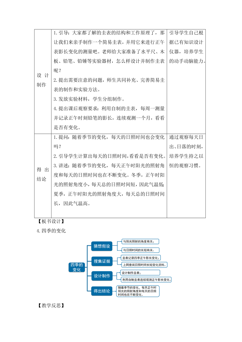 3.4《四季的变化》参考教案-2024新大象版五年级下册《科学》.docx_第3页