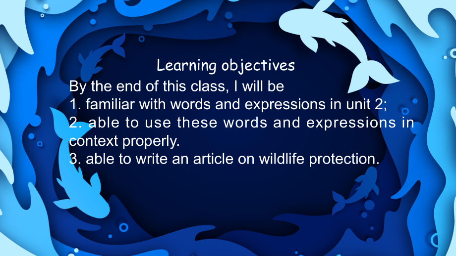 Unit 2 Wildlife Protection野生动植物保护一轮复习（ppt课件）-2023新人教版（2019）《高中英语》必修第二册.pptx_第2页