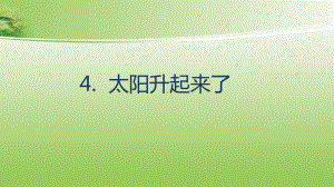 4.《太阳升起来了》(共18张PPT)（ppt课件）-2024新人教鄂教版二年级下册《科学》.pptx