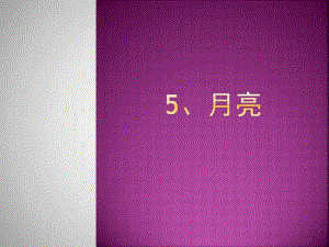 5《月亮》(共14张PPT)（ppt课件）-2024新人教鄂教版二年级下册《科学》.pptx