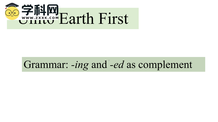 Unit 6 Earth First Using language （ppt课件）--2024新外研版（2019）《高中英语》必修第二册.pptx_第1页