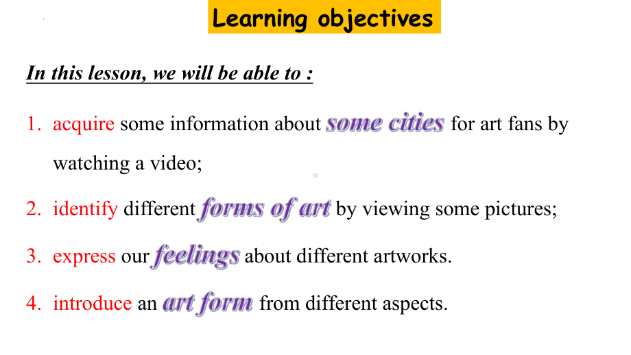 Unit 4 Amazing Art Starting out and Vocabulary （ppt课件）-2024新外研版（2019）《高中英语》必修第三册.pptx_第2页