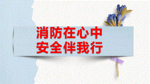 消防在心中 安全伴我行 ppt课件-2024春高一下学期防火安全主题班会.pptx