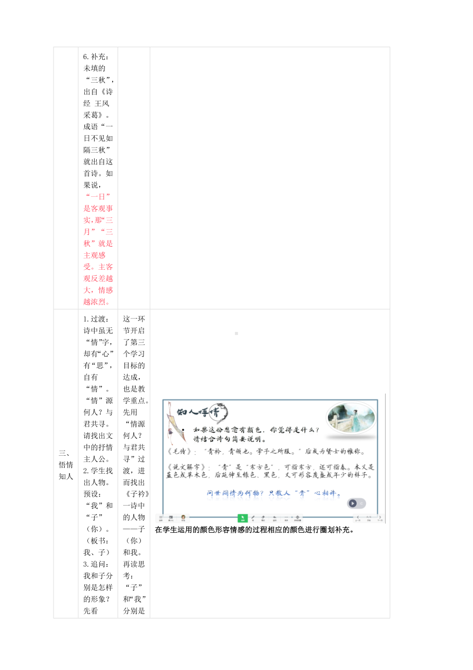 第三单元课外古诗词诵读《子衿》教学设计-部编版语文八年级下册.docx_第3页