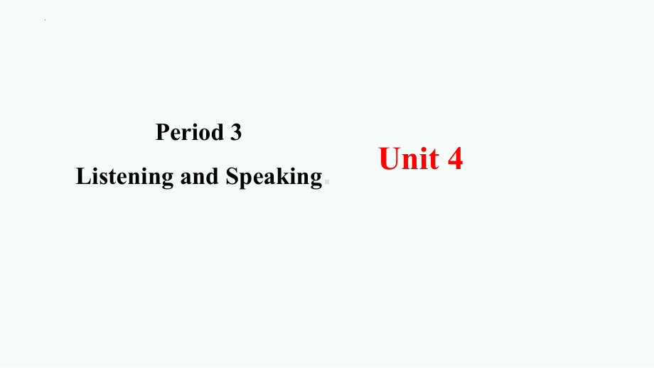 Unit 4 Everyday Economics Listening and Speaking （ppt课件）-2024新外研版（2019）《高中英语》选择性必修第四册.pptx_第1页