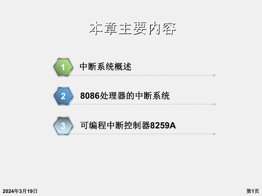 《微型计算机原理》课件chapter7 中断.ppt_第1页