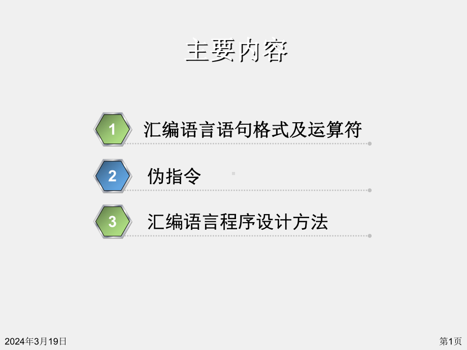 《微型计算机原理》课件chapter4 汇编语言程序设计.ppt_第1页