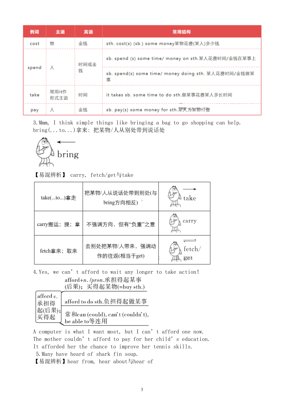 初中英语人教新目标九年级全册Unit 13 We’re trying to save the earth单元知识点整理.doc_第3页