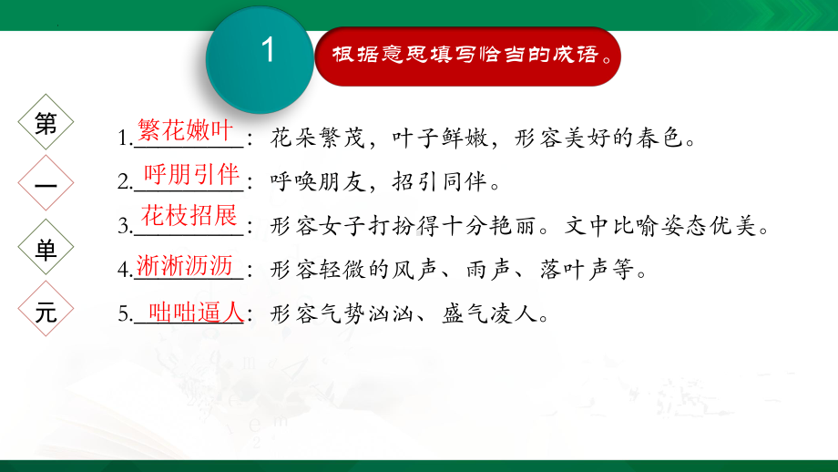 期末专题复习：词语理解及运用 ppt课件（共56张PPT）-（部）统编版七年级上册《语文》.pptx_第2页