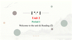 Unit 2 Let's talk teens Period 1 Welcome to the unit & Reading （ppt课件） -2024新牛津译林版（2020）《高中英语》必修第一册.pptx