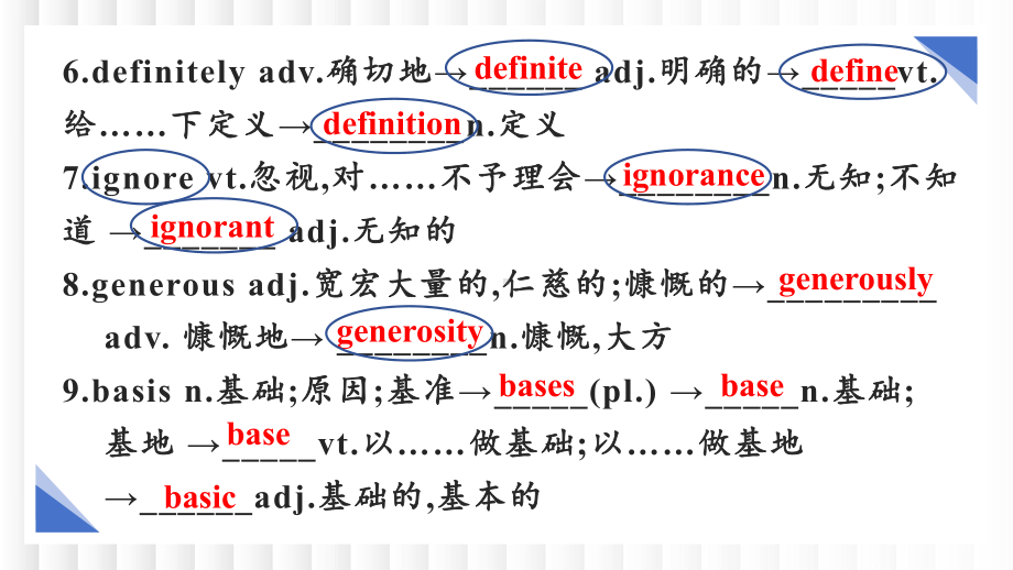 Unit 3 Getting along with others 单元复习（ppt课件）-2024新牛津译林版（2020）《高中英语》必修第一册.pptx_第3页