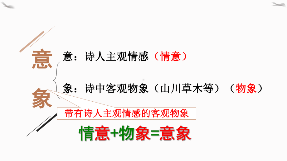 鉴赏诗歌意象和意境 -2024年中考语文一轮复习ppt课件-2024年中考语文复习.pptx_第2页