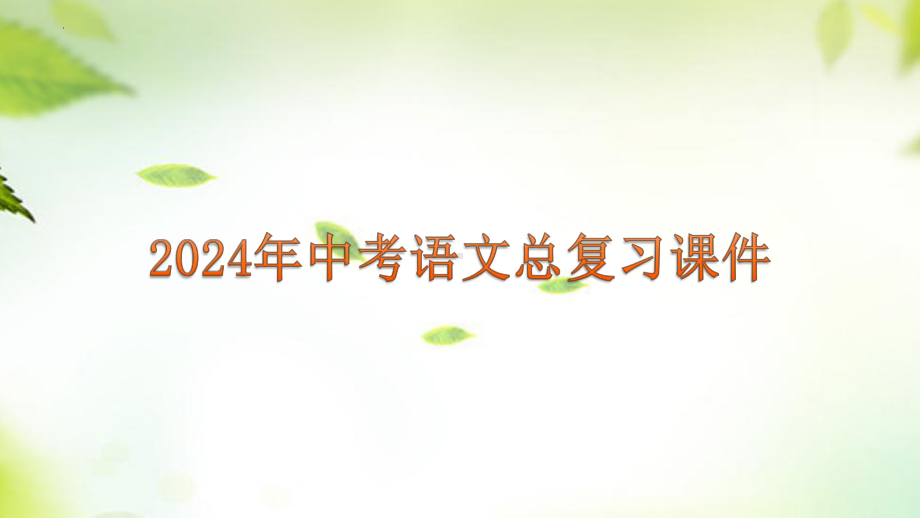 2024年中考语文一轮专题复习：《非连续性文本阅读》（共73张PPT）ppt课件-2024年中考语文复习.pptx_第1页