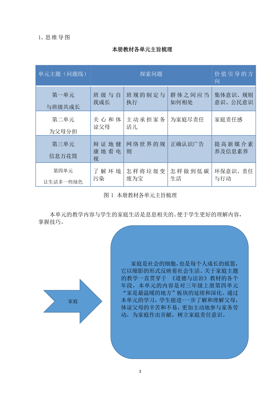 第2单元《为父母分担》 单元作业设计-（统）部编版四年级上册《道德与法治》 （pdf格式）.pdf_第2页