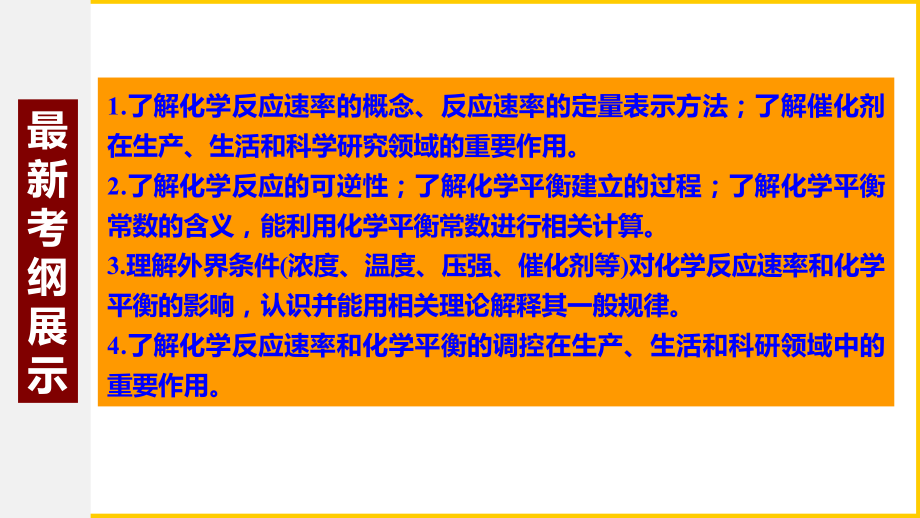 （高考最后冲刺）江西重点中学《高考化学》名师专题课件：第3篇 化学反应速率-化学平衡.ppt_第2页