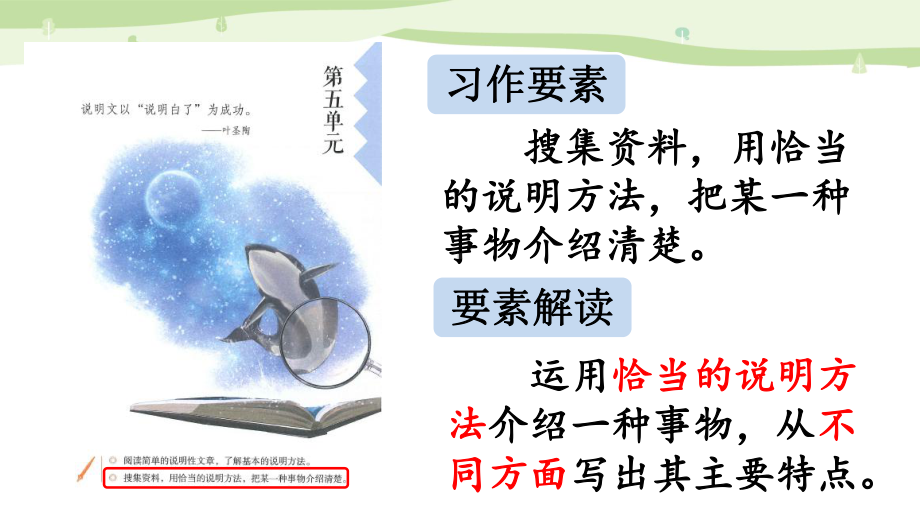 2024部编人教版 五年级语文上册第五单元 习作：介绍一种事物 课件（精）.pptx_第3页