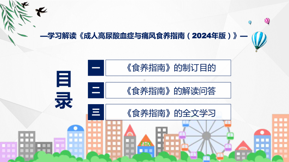 成人高尿酸血症与痛风食养指南（2024年版）学习解读授课课件.pptx_第3页