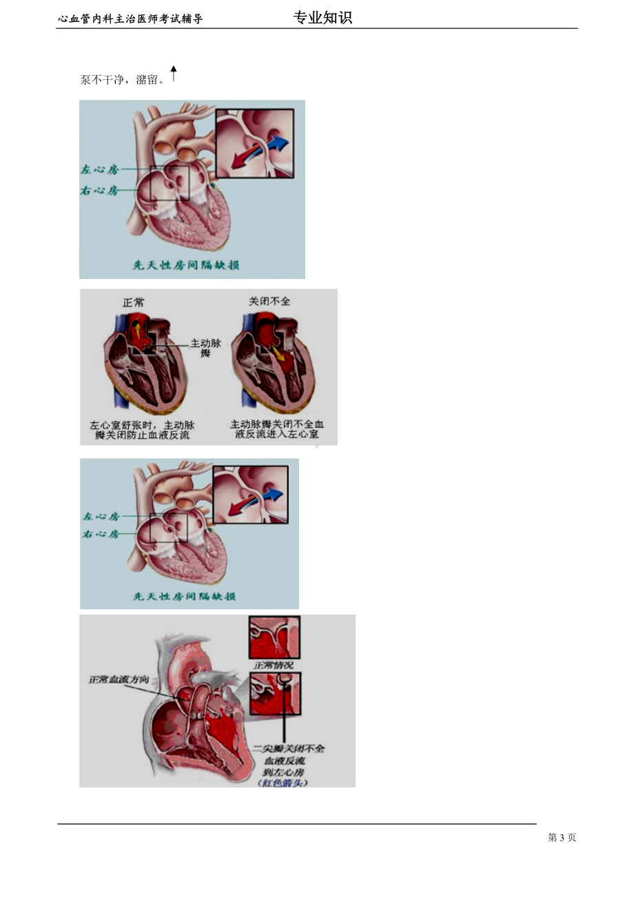 心血管内科主治医师资格笔试专业知识考点解析(1)：心力衰竭.doc_第3页