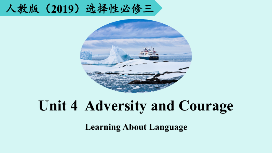 Unit 4 Adversity and Courage Learning About Language（ppt课件） -2024新人教版（2019）《高中英语》选择性必修第三册.pptx_第1页