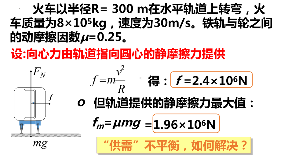 物理人教版高中必修二（2019年新编）6-4 生活中的圆周运动（课件）.pptx_第2页