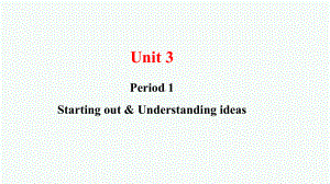 Unit 3 Family matters Starting out & Understanding ideas （ppt课件）-2024新外研版（2019）《高中英语》必修第一册.pptx