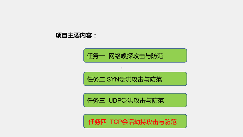 《网络工程技术实践》课件项目七任务四TCP会话劫持攻击与防范.pptx_第3页