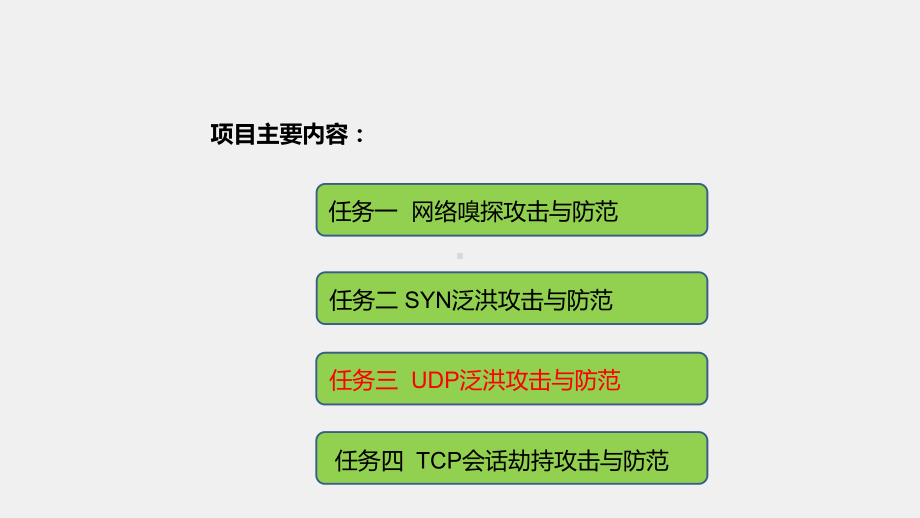 《网络工程技术实践》课件项目七任务三UDP泛洪攻击与防范.pptx_第3页